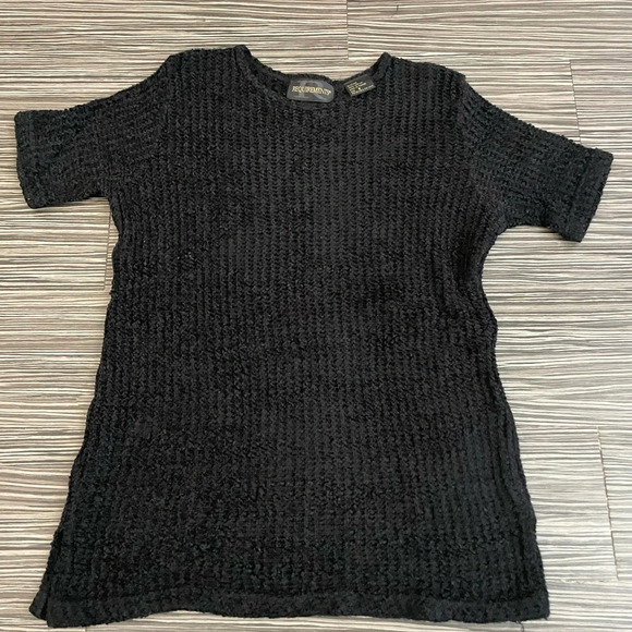 REQUIREMENTS Black Mock Neck Sweater - Small, 100% Acrylic - Picture 2 of 5